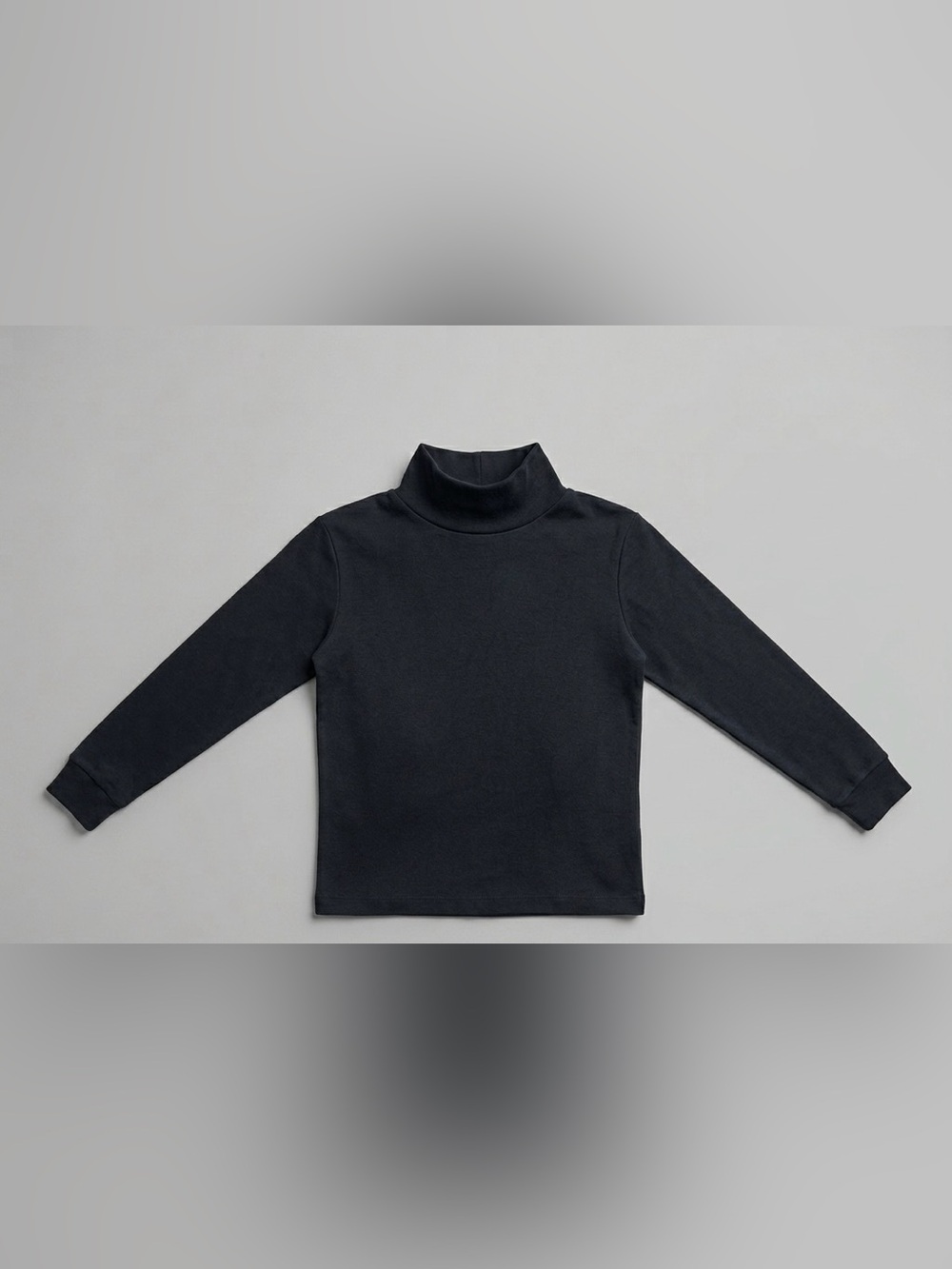 Trader Bay Women’s Black Mock Turtleneck Top – Size Large